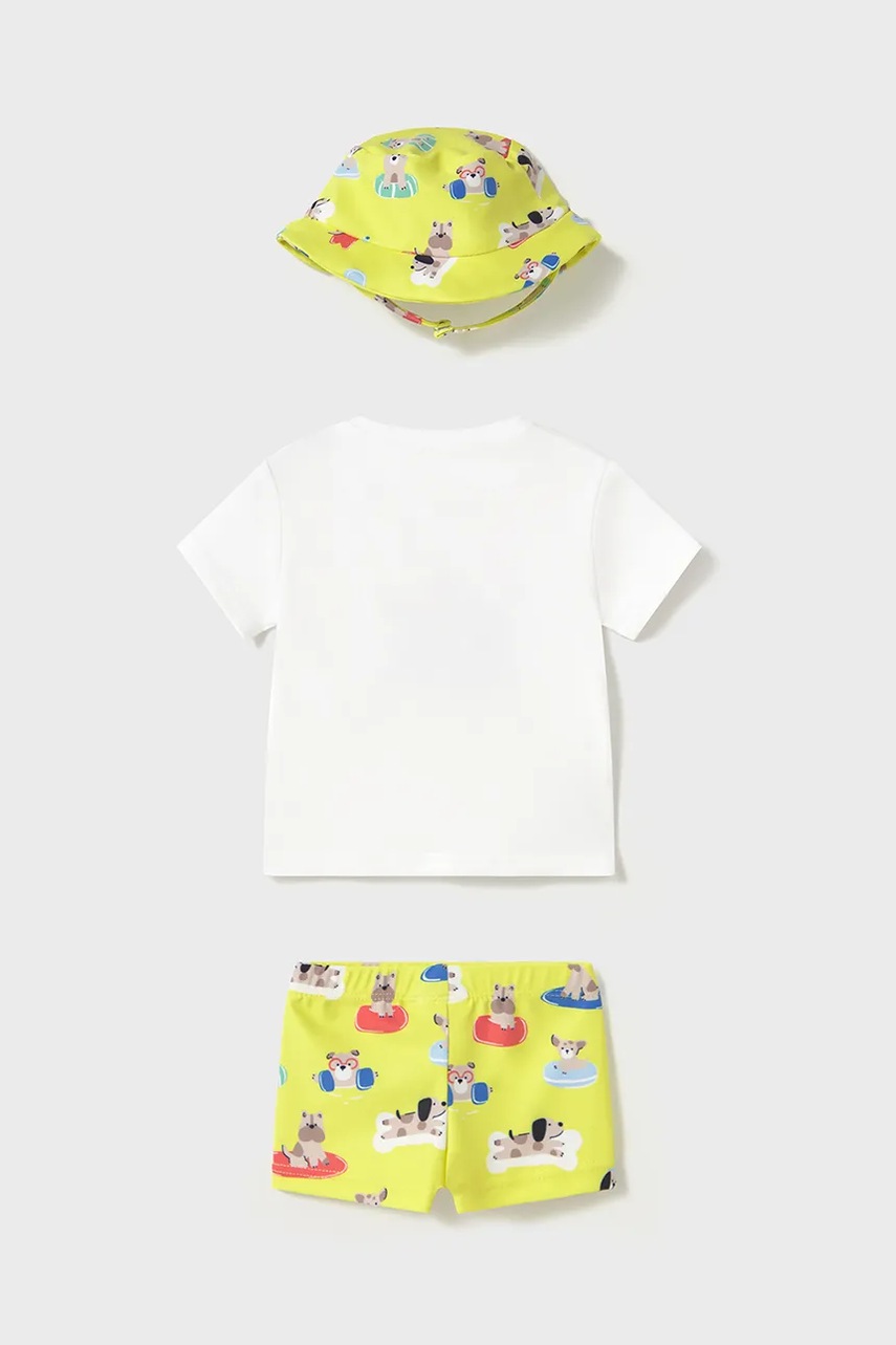 Детский купальный комплект Mayoral Newborn цвет зелёный 1618