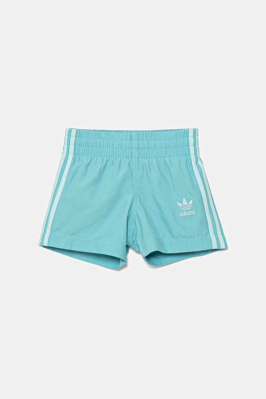 Levně Dětské plavkové šortky adidas Performance tyrkysová barva, JI9207