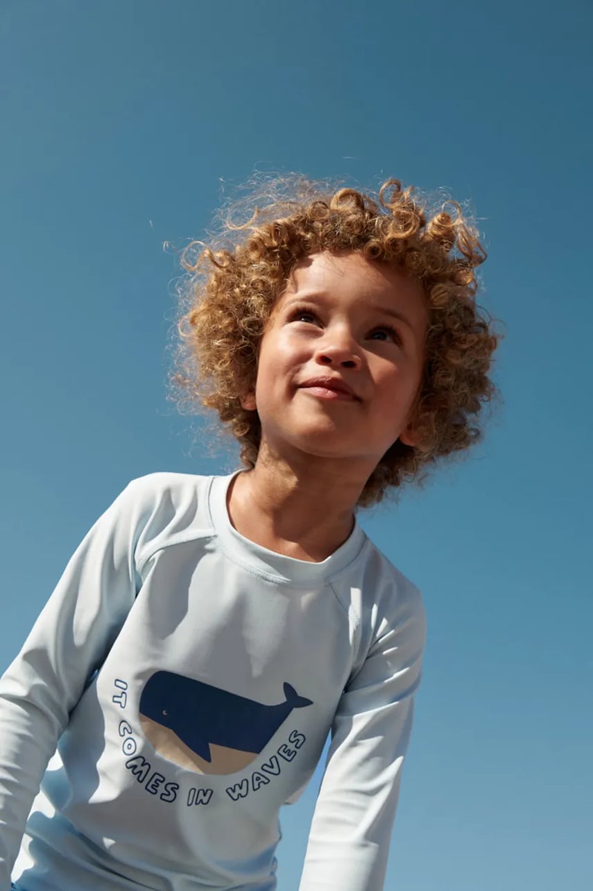 Liewood longsleeve de baie pentru copii Noah Placement Longsleeve Swim Tee LW19008