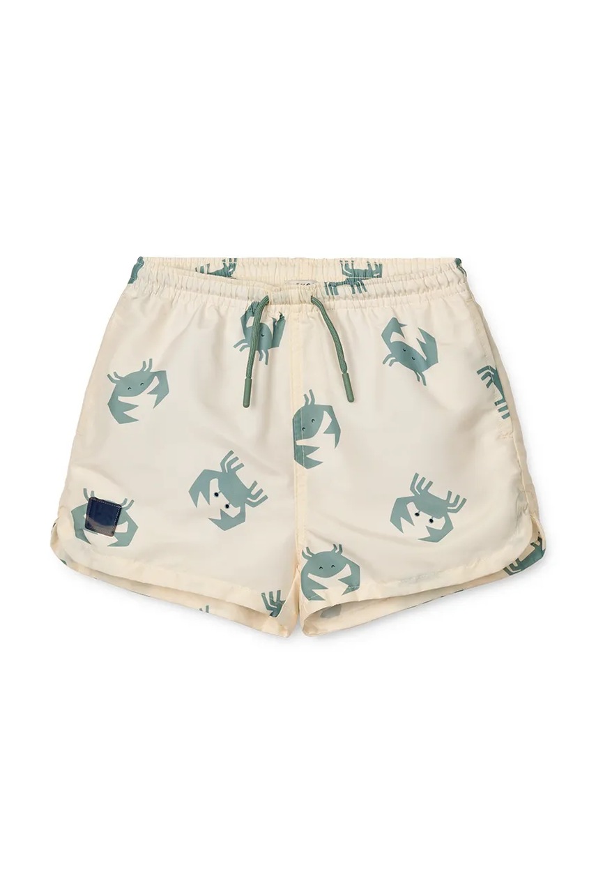 Детские шорты для плавания Liewood Aiden Printed Board Shorts цвет бежевый LW20067 Детские шорты для плавания Liewood Aiden Printed Board Shorts цвет бежевый LW20067