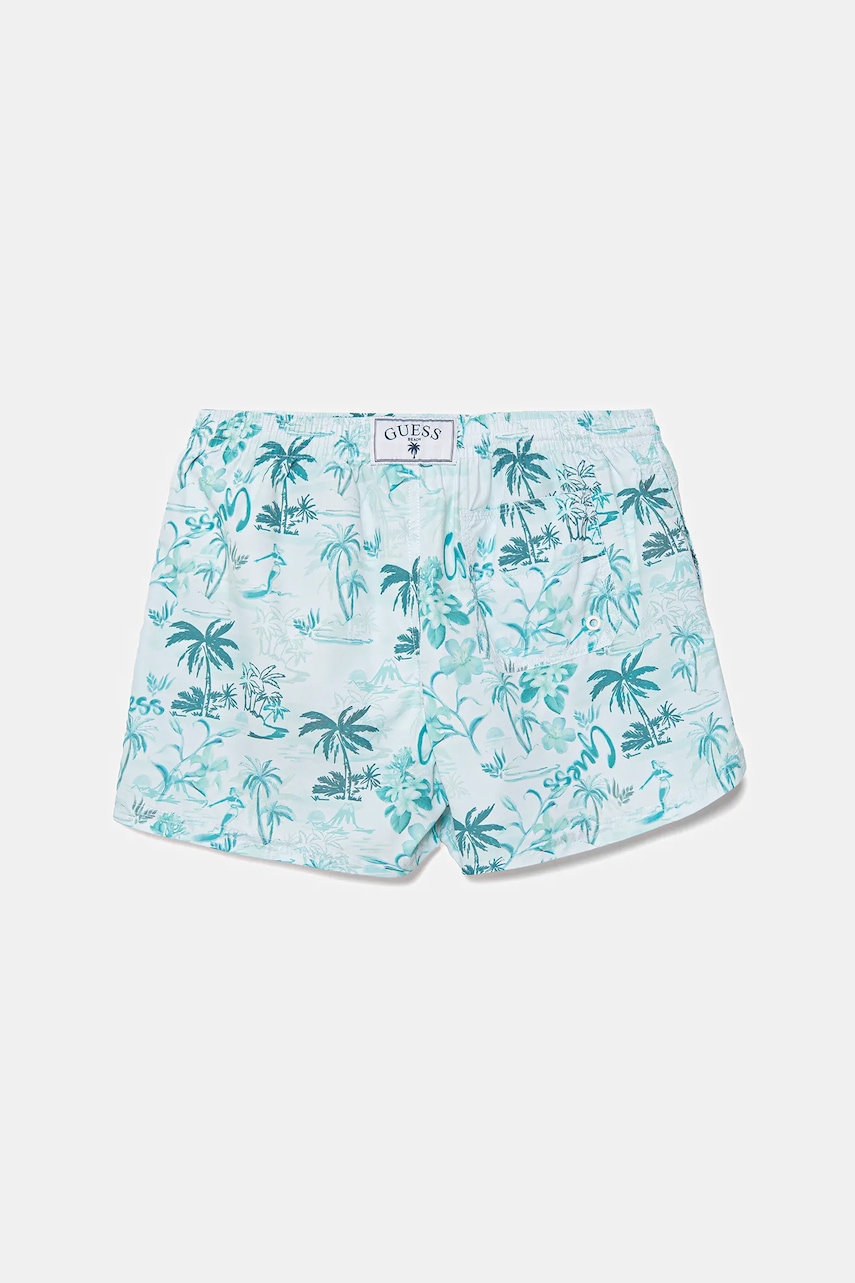 Детские шорты для плавания Guess цвет бирюзовый L5GZ02 WG2A2 Детские шорты для плавания Guess цвет бирюзовый L5GZ02 WG2A2