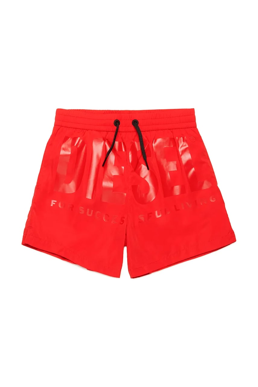 Diesel pantaloni scurti de baie copii MKENM SWIMSUIT culoarea rosu, J02292 Diesel pantaloni scurti de baie copii MKENM SWIMSUIT culoarea rosu, J02292