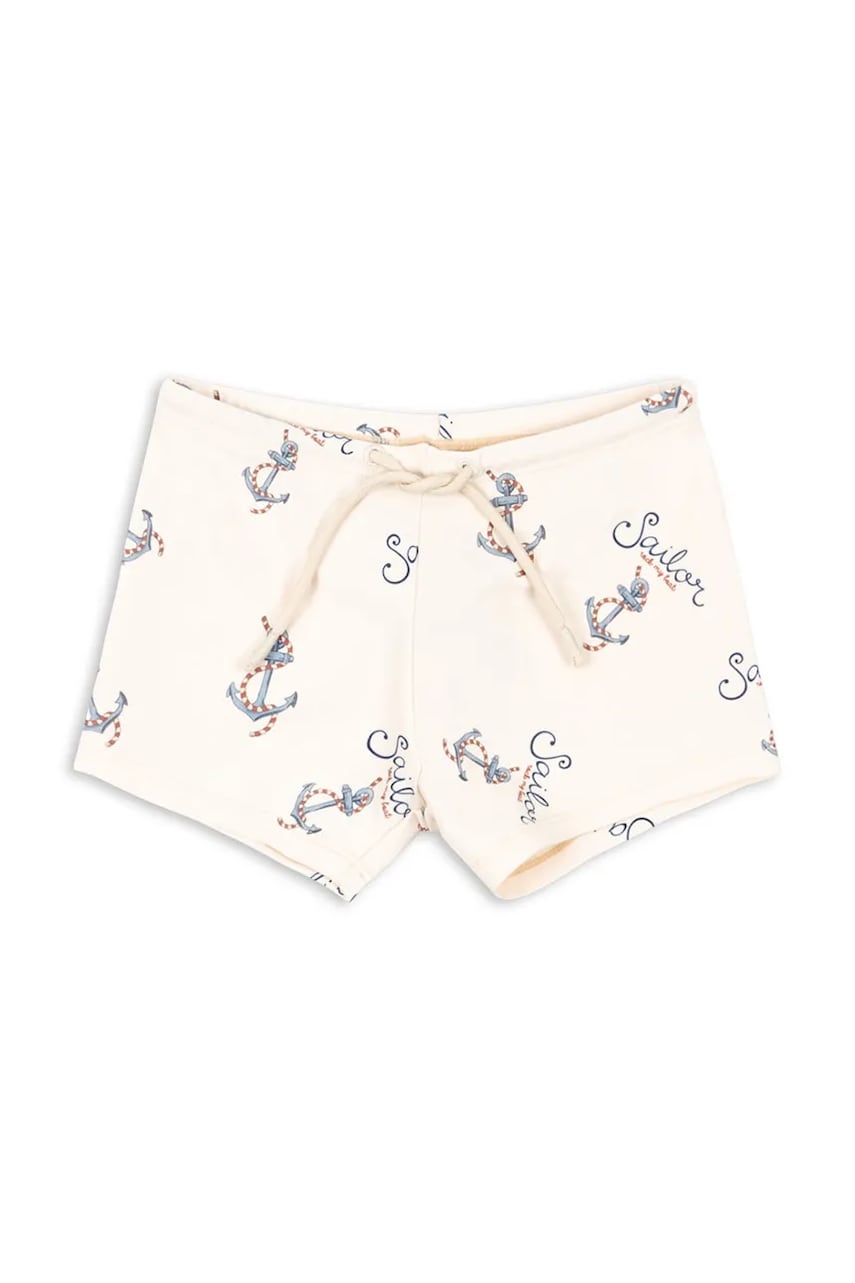 Konges Sløjd costum de baie copii ASTER SWIM PANTS GRS culoarea bej, KS103272
