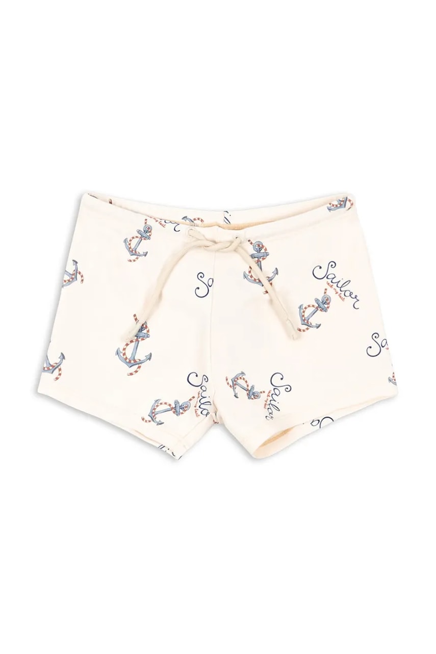 Konges Sløjd costum de baie copii ASTER SWIM PANTS GRS culoarea bej, KS103272