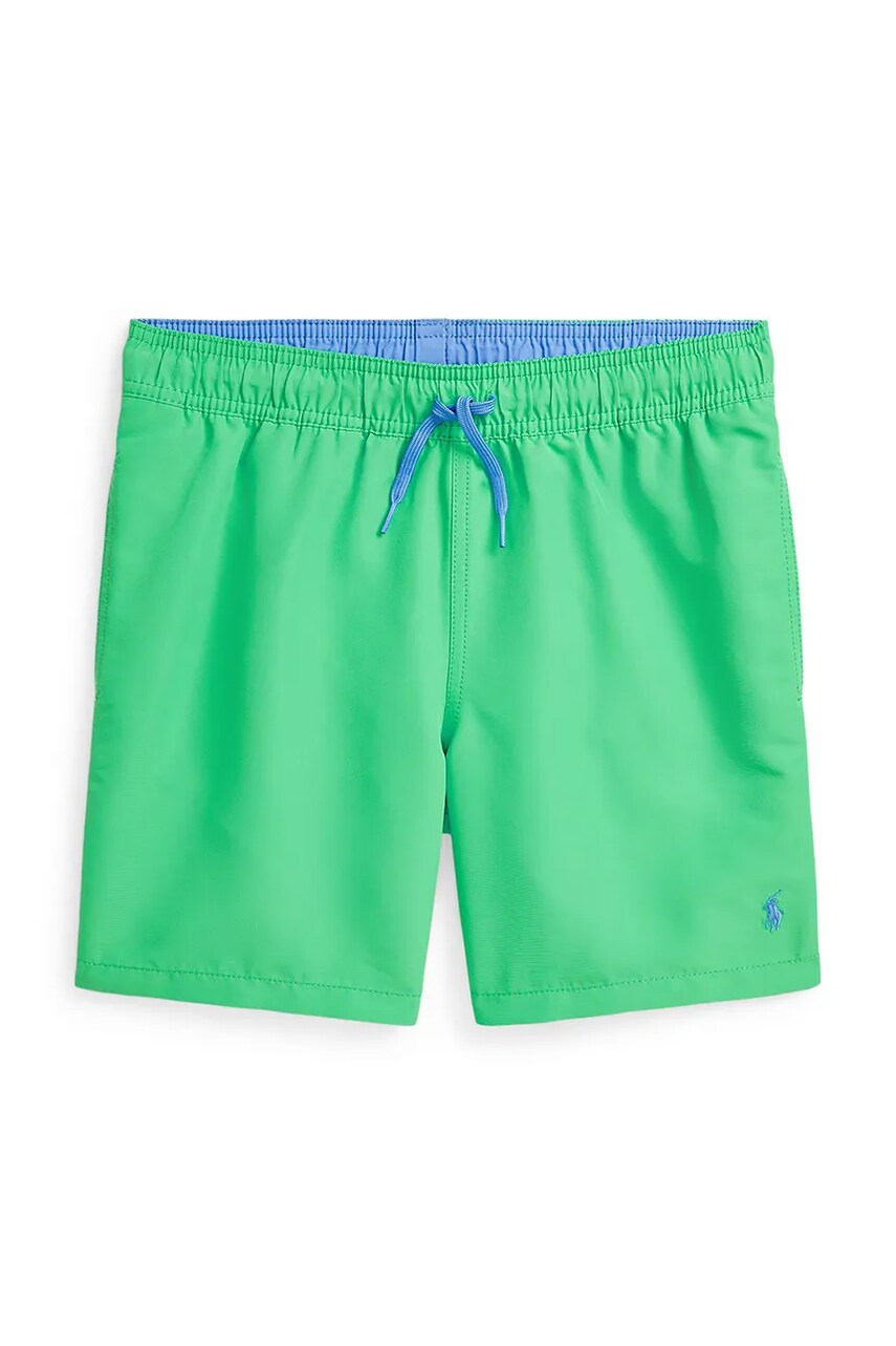 Levně Dětské plavkové šortky Polo Ralph Lauren zelená barva, 323957810007