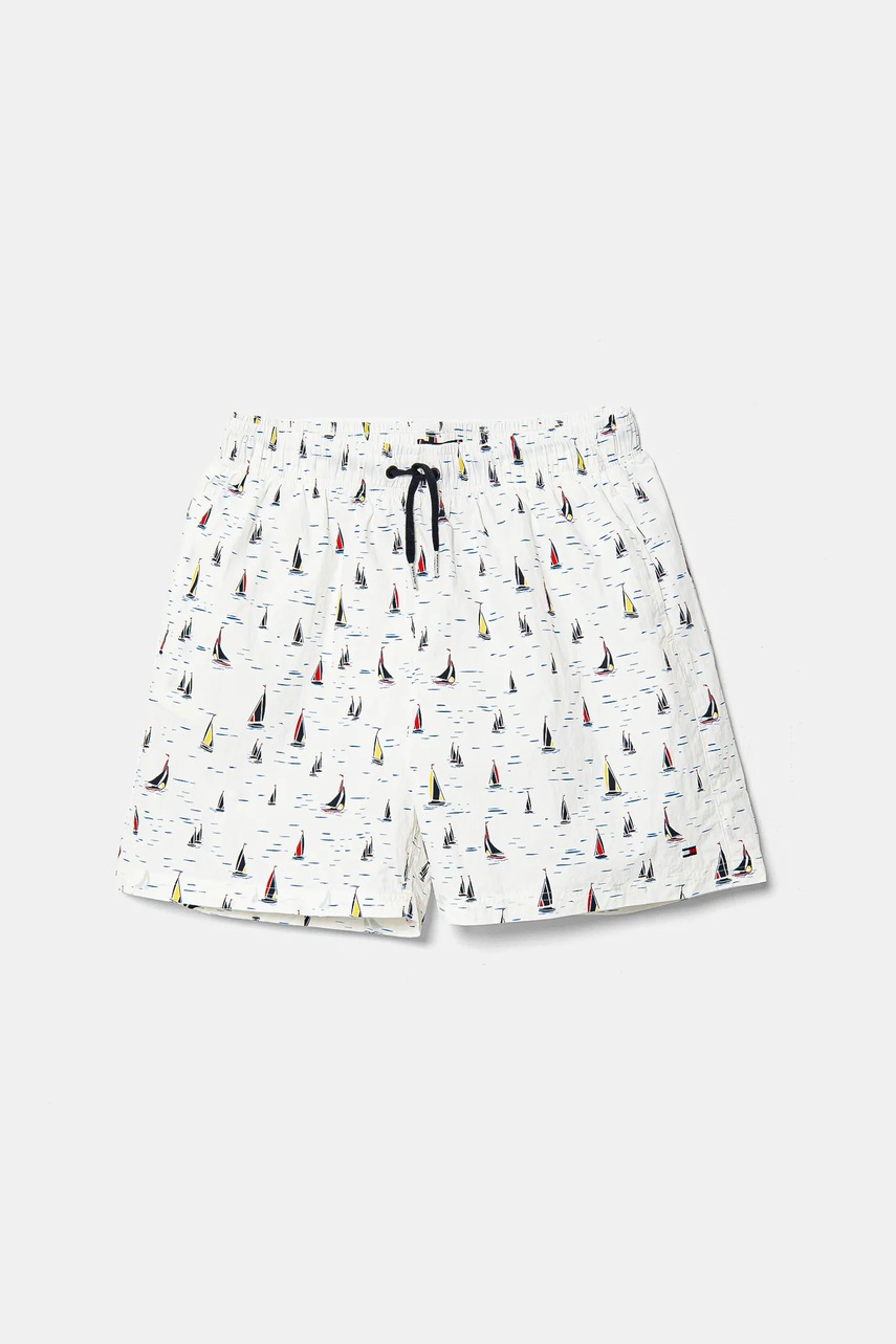 

Детски плувни шорти Tommy Hilfiger в бяло UB0UB00578, Бял
