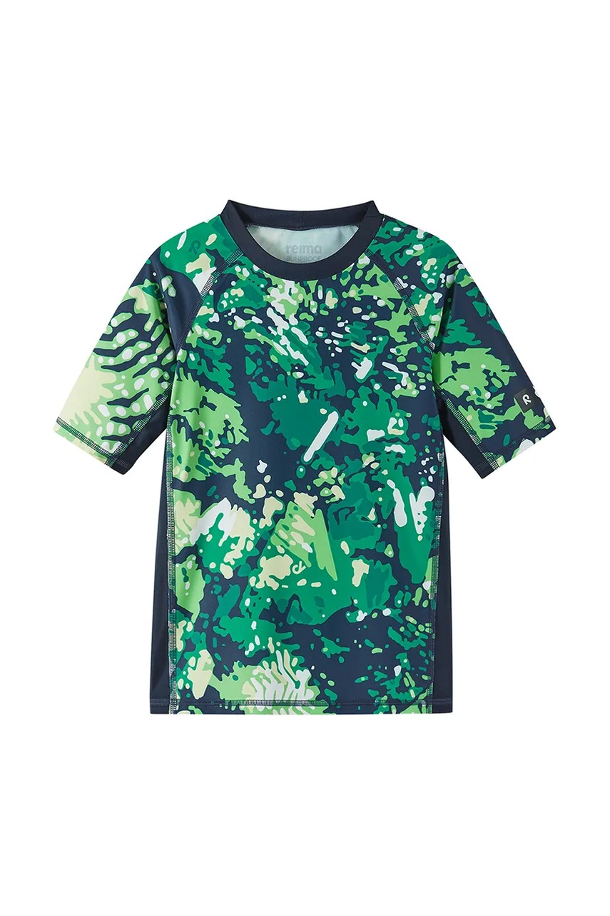 Reima tricou de înot pentru copii Uiva culoarea verde, 5200149E