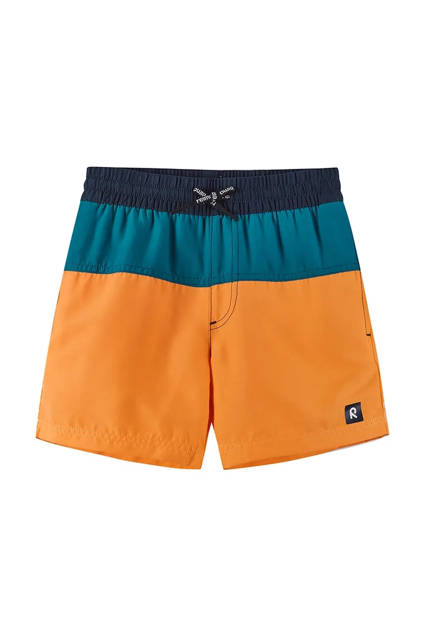 Reima pantaloni scurti de baie copii Palmu culoarea portocaliu, 5200157A Reima pantaloni scurti de baie copii Palmu culoarea portocaliu, 5200157A