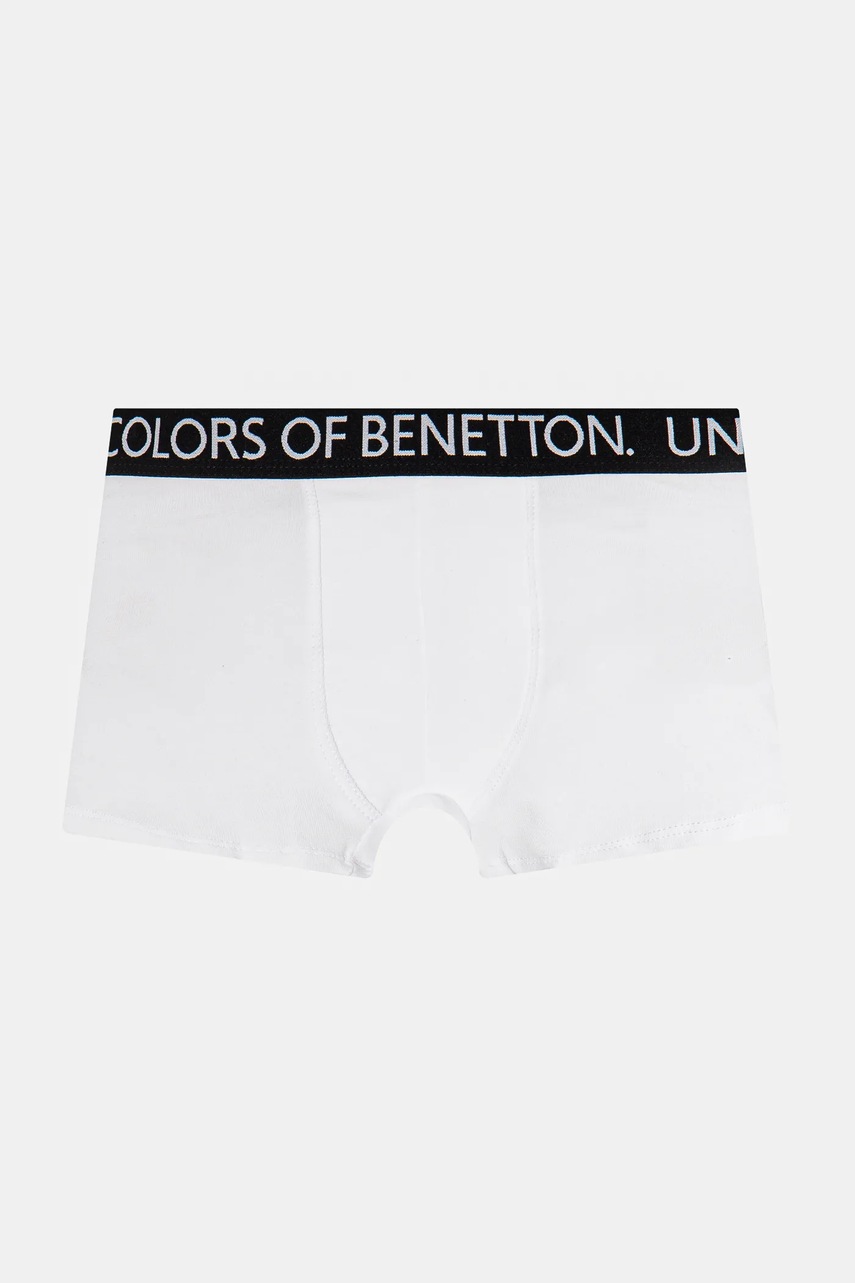 Детские боксеры United Colors of Benetton 2 шт цвет белый 3OP80X230 Детские боксеры United Colors of Benetton 2 шт цвет белый 3OP80X230