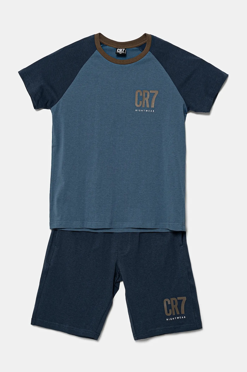 CR7 Cristiano Ronaldo pijamale de bumbac pentru copii cu imprimeu, 8770 CR7 Cristiano Ronaldo pijamale de bumbac pentru copii cu imprimeu, 8770