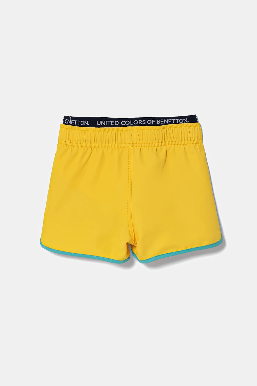 Детские шорты для плавания United Colors of Benetton цвет жёлтый 5JD00X00R Детские шорты для плавания United Colors of Benetton цвет жёлтый 5JD00X00R