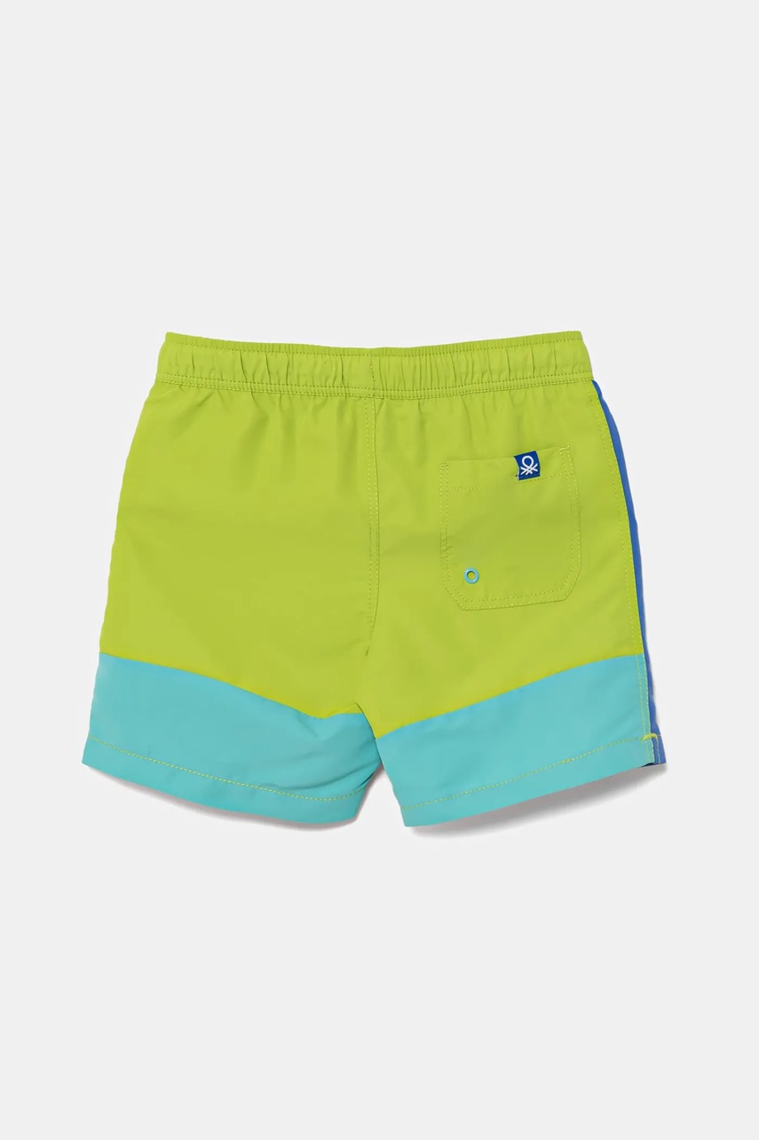 Детские шорты для плавания United Colors of Benetton цвет зелёный 5JD00X00S Детские шорты для плавания United Colors of Benetton цвет зелёный 5JD00X00S