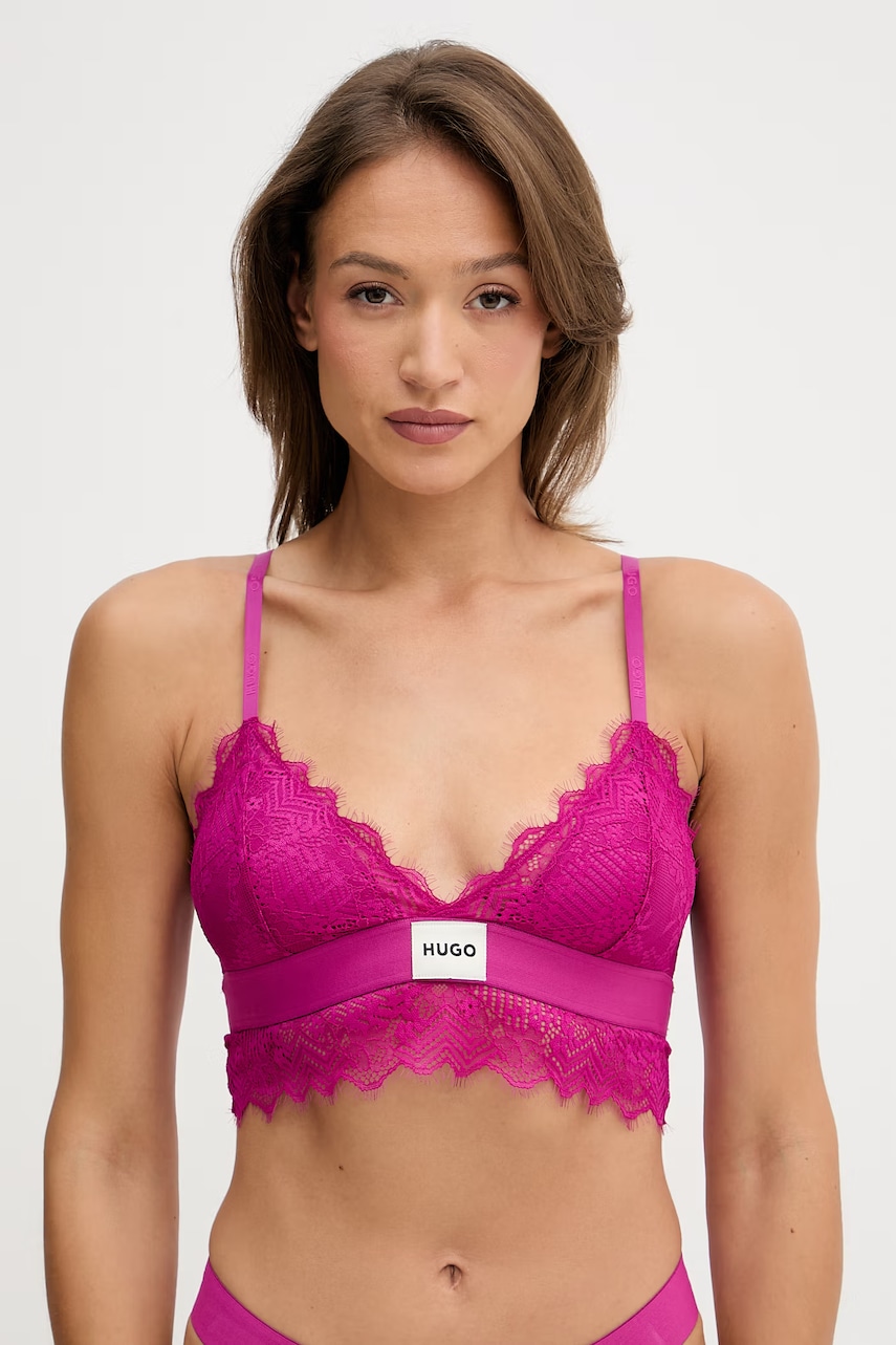 HUGO podprsenka TRIANGLE RL LACE