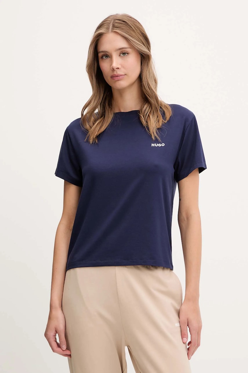 HUGO tricou lounge culoarea negru, 50534300