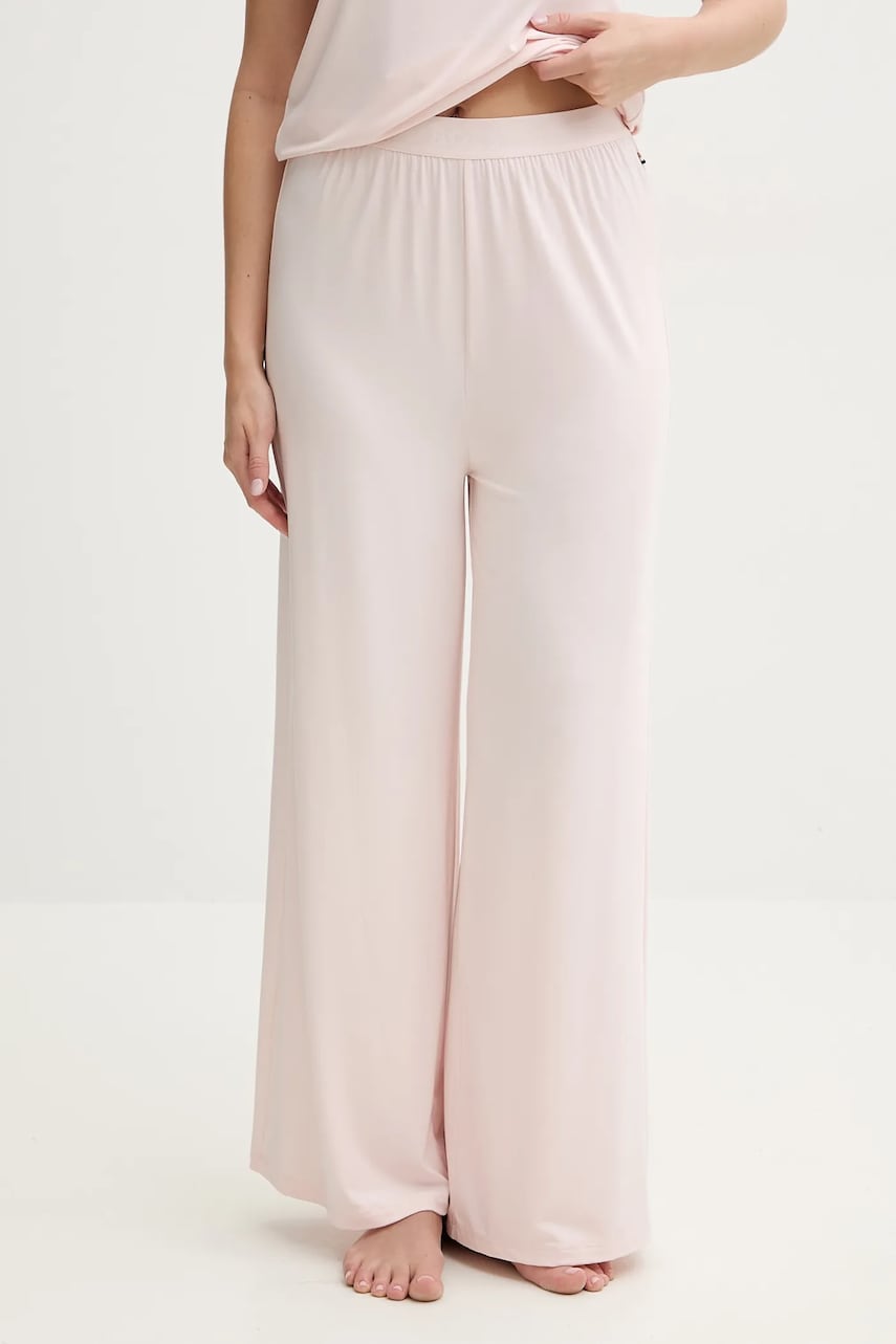 BOSS pantaloni de pijama femei, culoarea roz, 50535703 BOSS pantaloni de pijama femei, culoarea roz, 50535703
