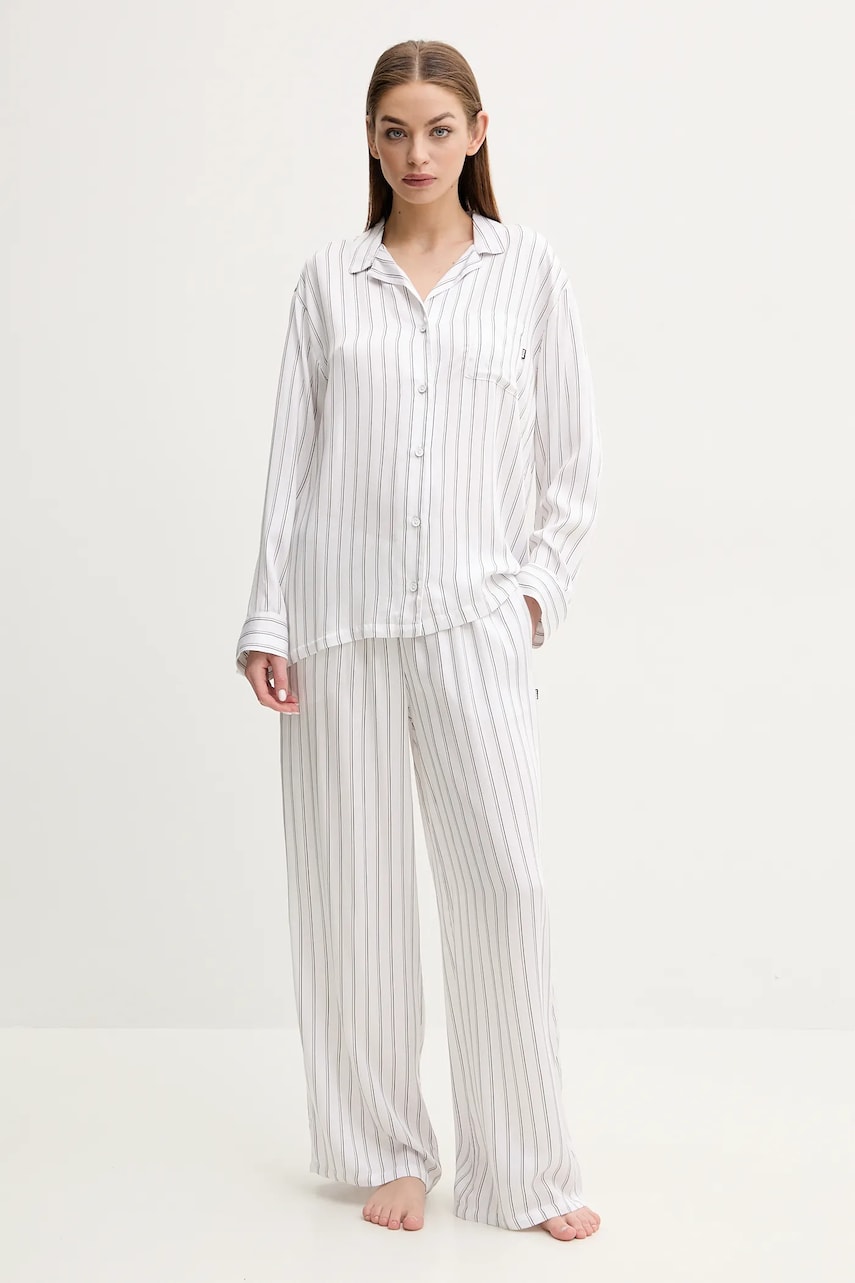 BOSS pijama femei, culoarea alb, 50535766 BOSS pijama femei, culoarea alb, 50535766