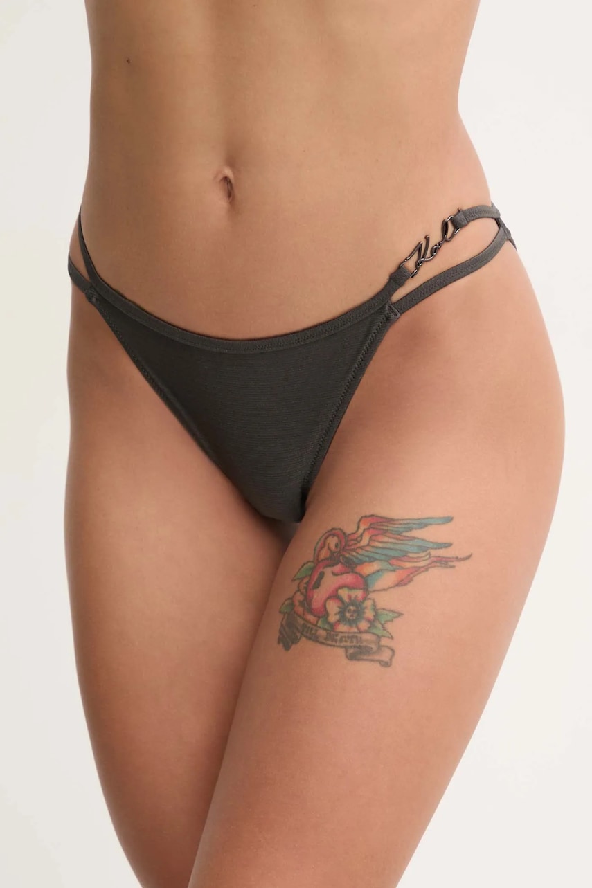 Karl Lagerfeld chiloți de baie culoarea gri, A1W46022