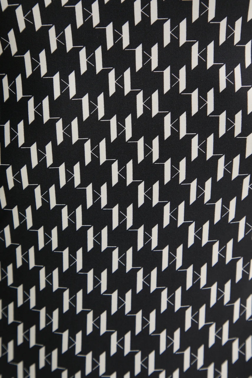Суцільний купальник Karl Lagerfeld колір чорний м`яка чашечка A1W46043 