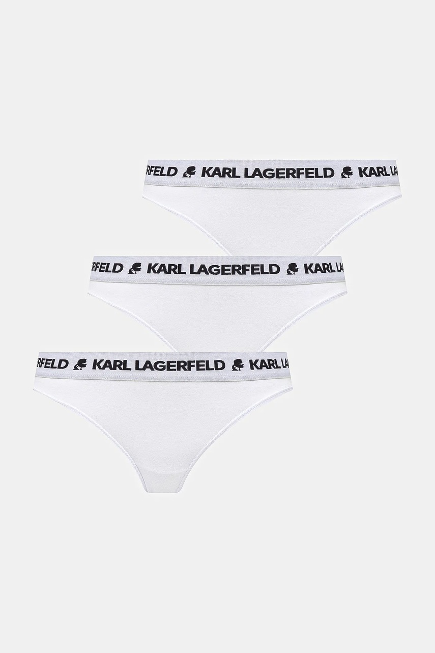 Karl Lagerfeld tanga 3-pack culoarea negru, A1W47149