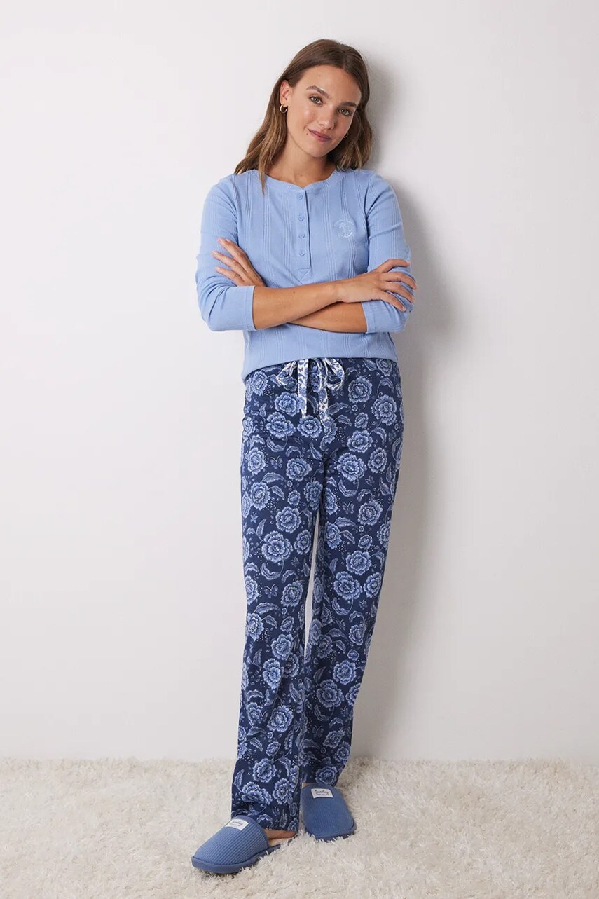 women\'secret pantaloni de pijama de bumbac MIX AND MATCH HAMPTONS bumbac, 3708463