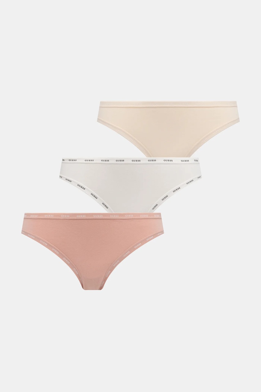 

Бикини тип бразилиана Guess (3 чифта), Бежов