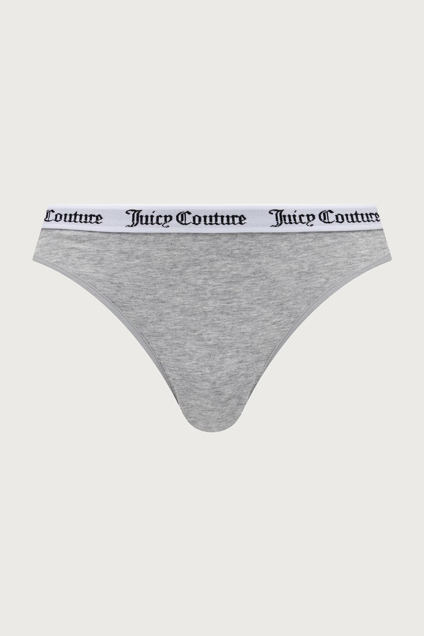 Juicy Couture  бикини дамски от памук с еластан DIDDY BRIEF PK 3 броя