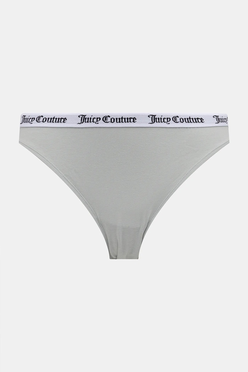 Juicy Couture nohavičky dámske bavlnené s elastanom DIDDY BRIEF PK 3-pak