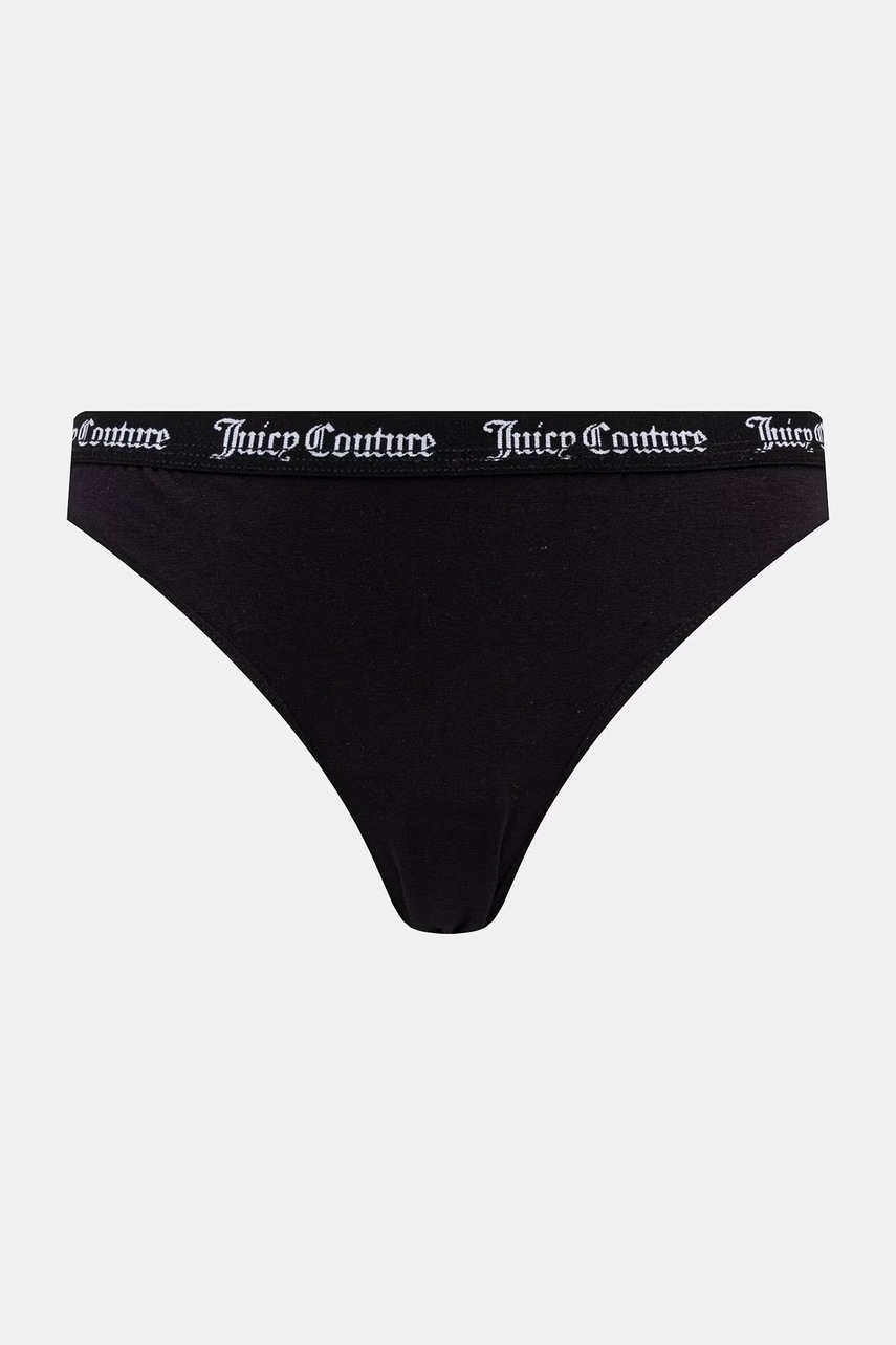 Juicy Couture nohavičky dámske bavlnené s elastanom DIDDY BRIEF PK 3-pak