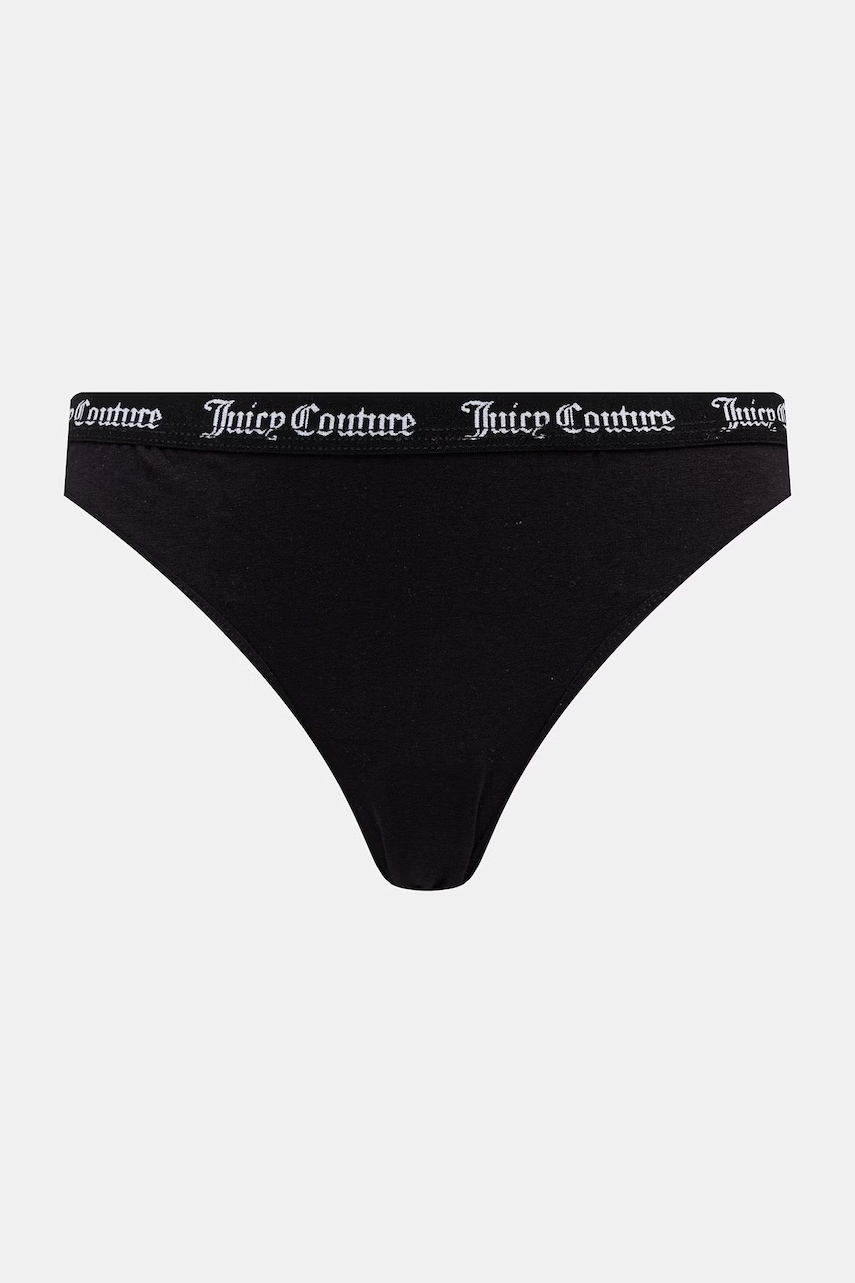 Juicy Couture nohavičky dámske bavlnené s elastanom DIDDY BRIEF PK 3-pak