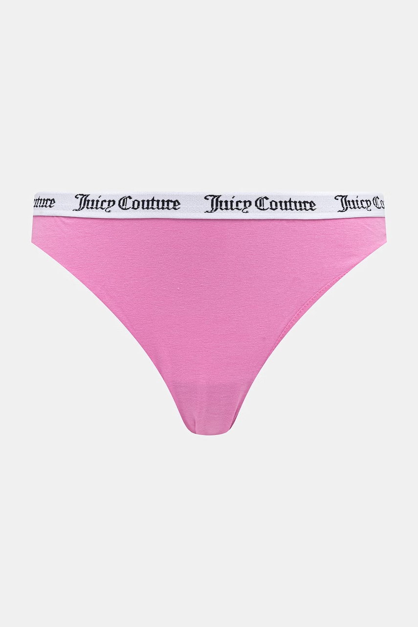 Juicy Couture nohavičky dámske bavlnené s elastanom DIDDY BRIEF PK 3-pak