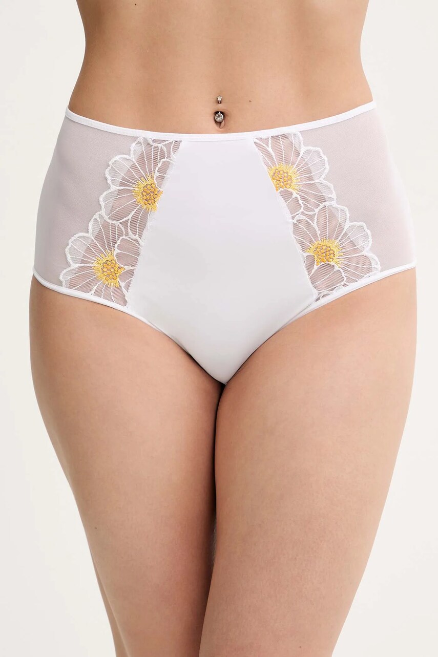 Chantelle chiloti culoarea alb, C22OC5