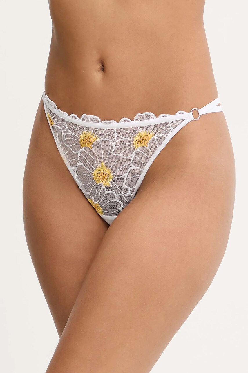 Chantelle tanga culoarea alb, C22OG5