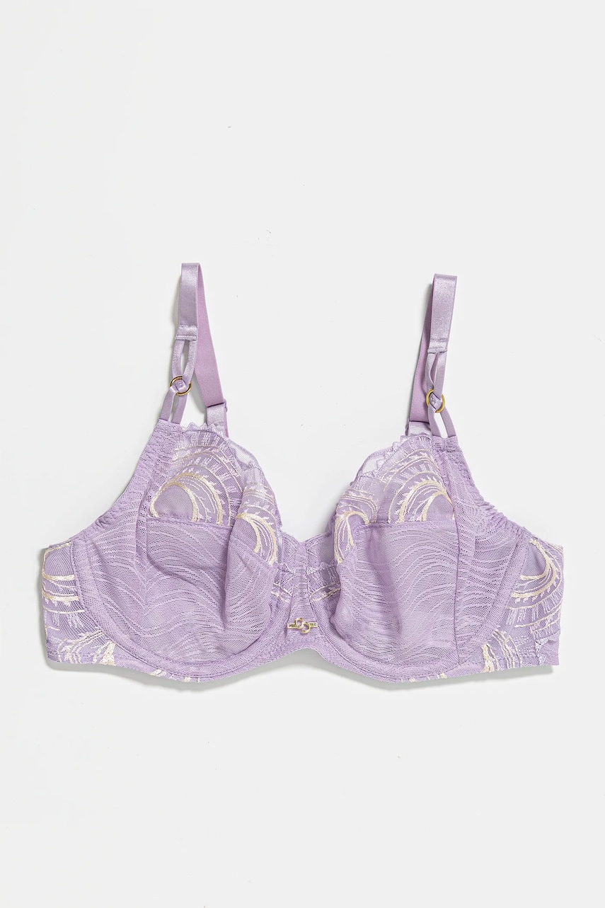 Chantelle sutien culoarea violet, dantela, uni, C11YMU