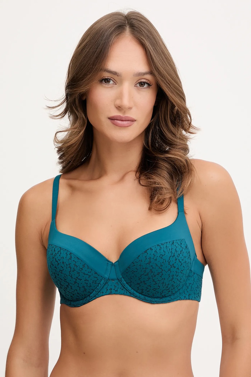 Chantelle sutien culoarea violet, dantelă, uni, C13F90
