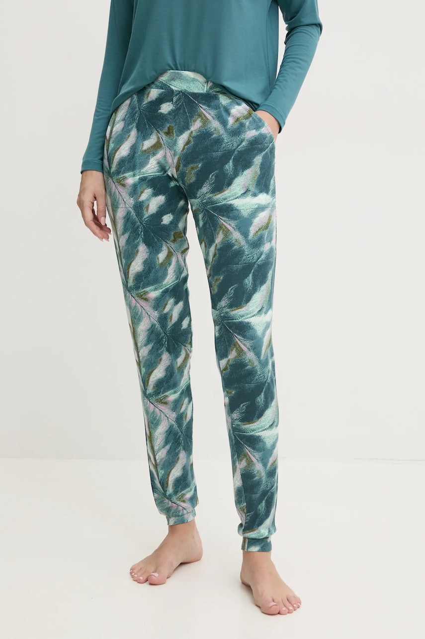 Chantelle pantaloni de lounge culoarea verde, modelator, FN7660 Chantelle pantaloni de lounge culoarea verde, modelator, FN7660