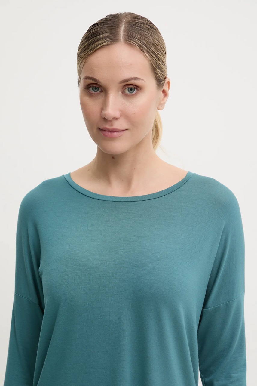 Лонгслів лаунж Chantelle колір зелений FN7690 