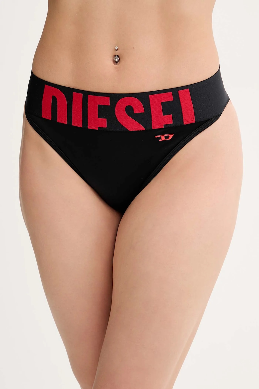 Diesel chiloți de baie LOLA-D-POP UNDERPANTS culoarea negru, A17773.0LHBK