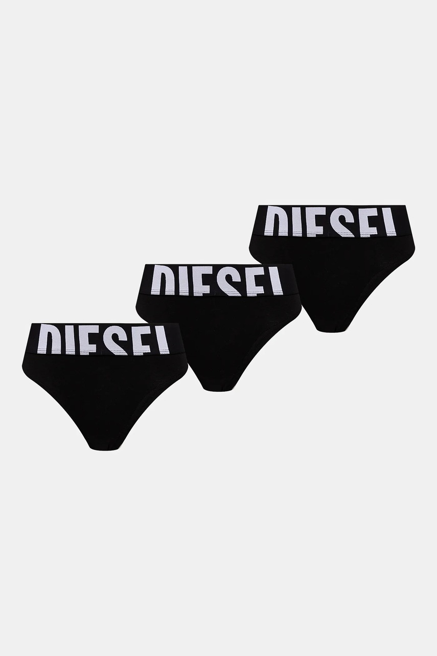 

Бикини Diesel LOLA-D-POP-3PACK UNDERPANTS (2 чифта) в черно A17772.0HMAU, Черен