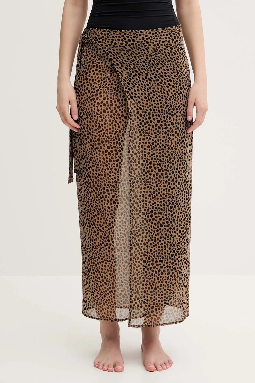 MICHAEL Michael Kors pareo culoarea maro, MM54772