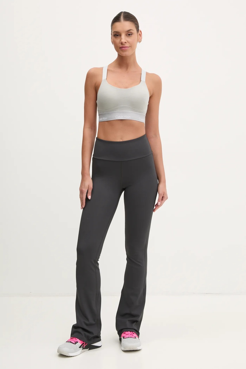 Спортивный бюстгальтер Calvin Klein Performance цвет серый LVGWS5K137 Спортивный бюстгальтер Calvin Klein Performance цвет серый LVGWS5K137