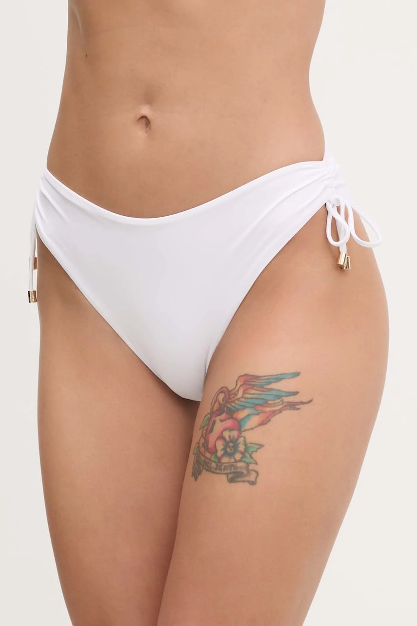 Max Mara Beachwear chiloți de baie culoarea alb, 2516821109600