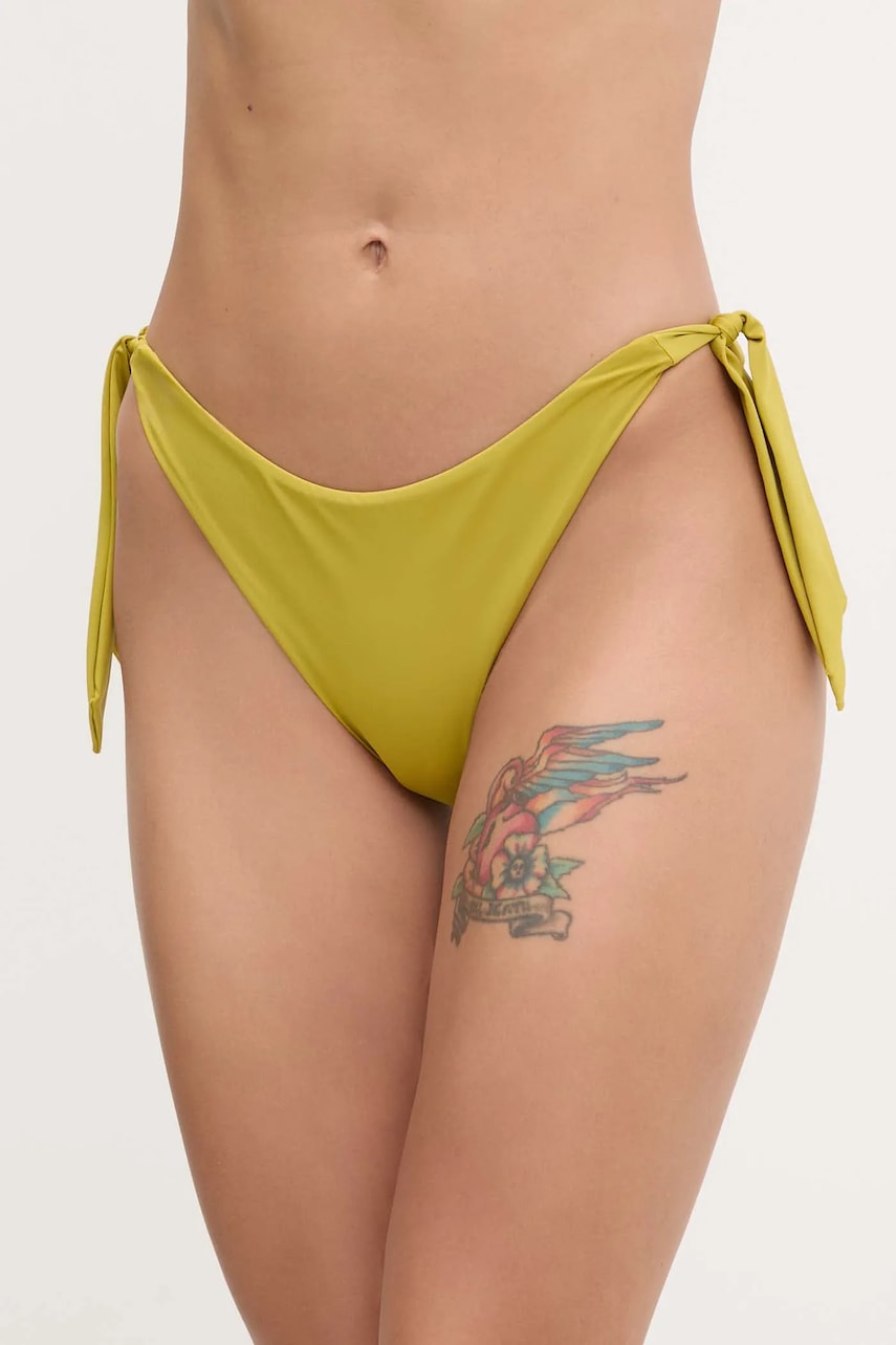 Max Mara Beachwear chiloți de baie culoarea verde, 2516821139600