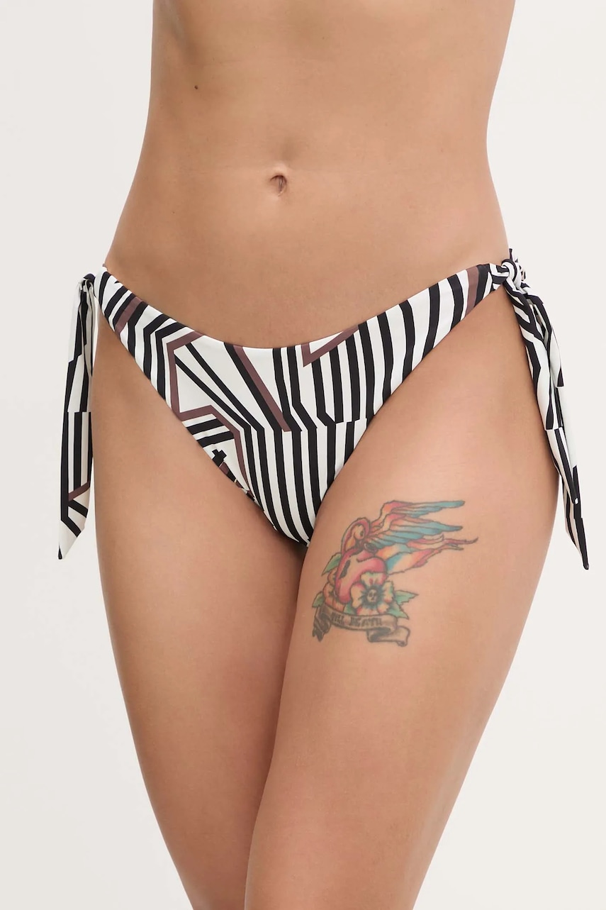 Max Mara Beachwear chiloți de baie culoarea bej, 2516821289600 Max Mara Beachwear chiloți de baie culoarea bej, 2516821289600