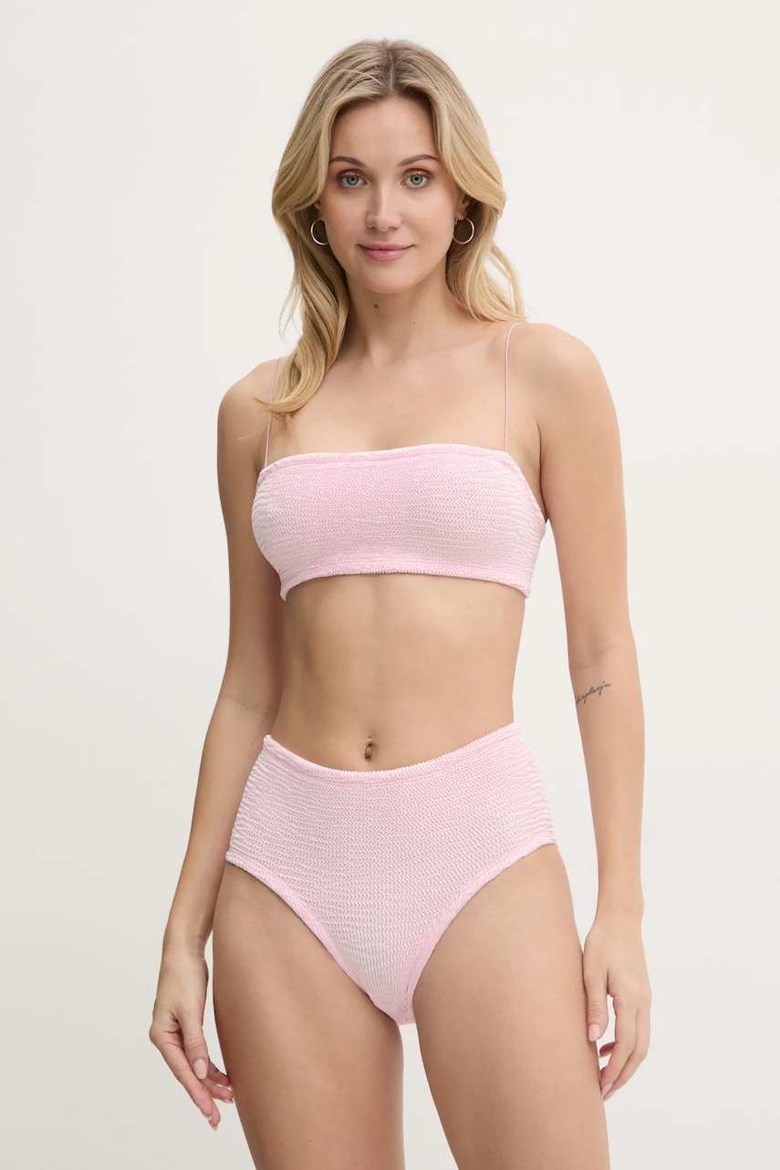 PARAMIDONNA costum de baie din două piese culoarea roz, cupa moale, SS23MPK PARAMIDONNA costum de baie din două piese culoarea roz, cupa moale, SS23MPK