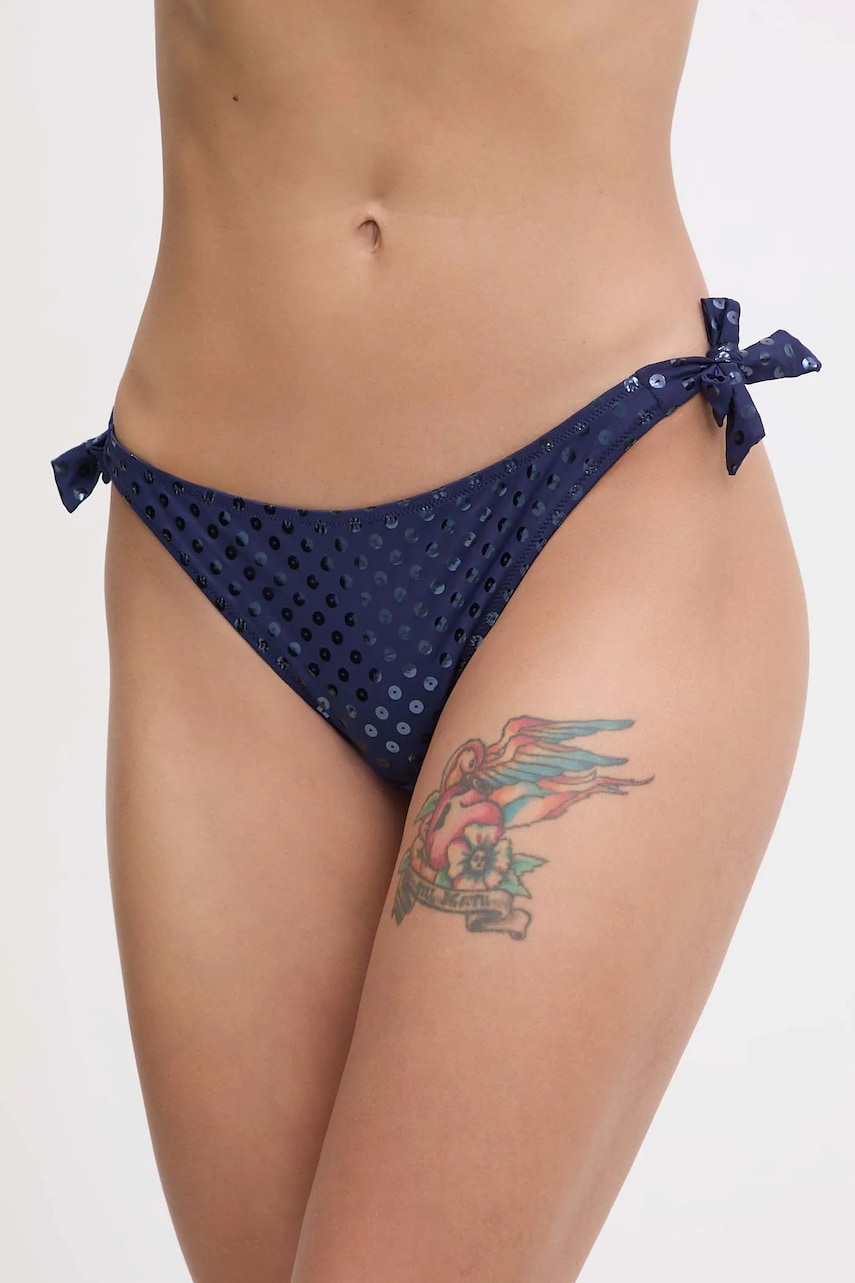 Vilebrequin chiloți de baie FLAMME culoarea bleumarin, FLACH871