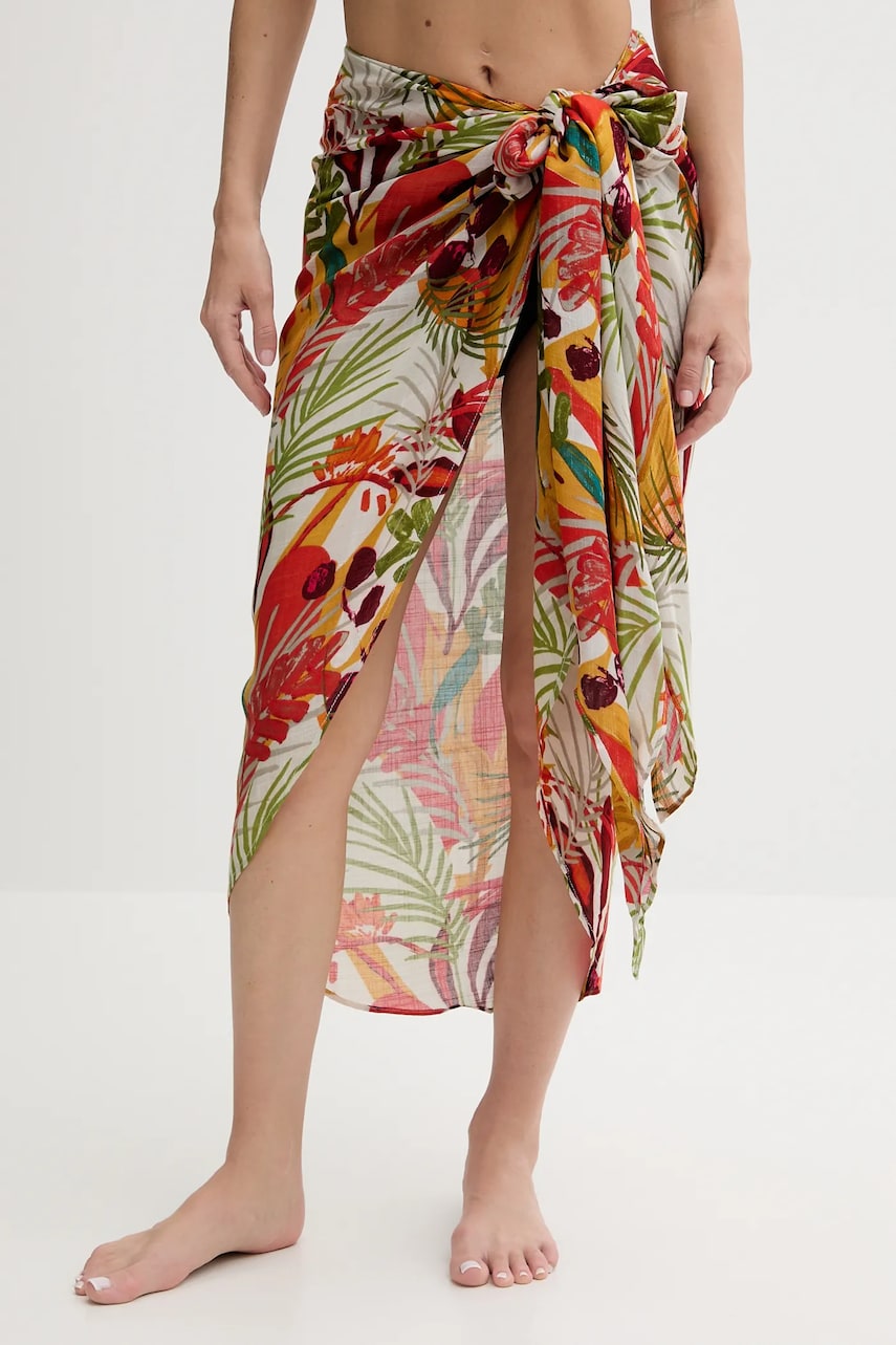 Desigual pareo TROPICAL FALD culoarea portocaliu, 25SAWA05
