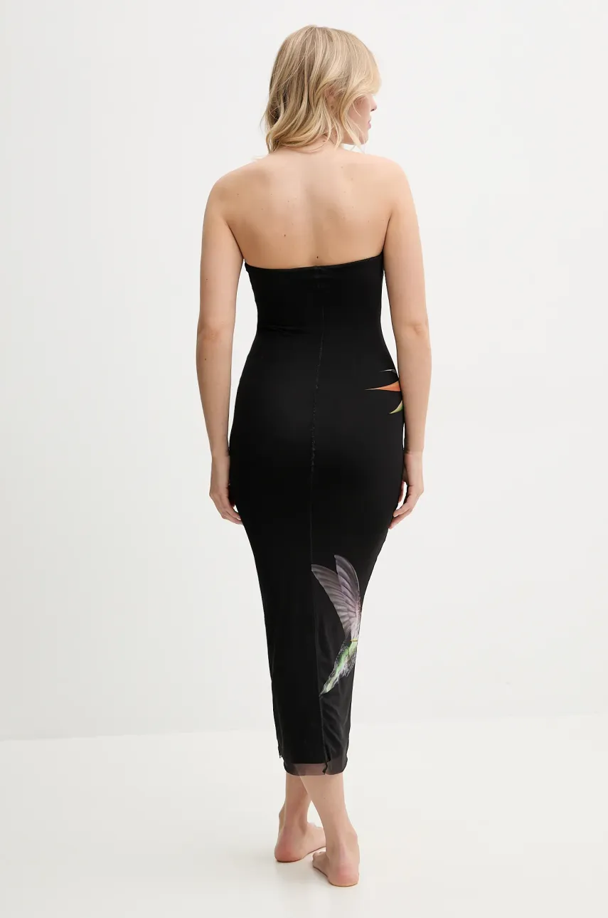 Пляжное платье Desigual COLIBRÍ STRAPLESS цвет чёрный 25SWMK16 Пляжное платье Desigual COLIBRÍ STRAPLESS цвет чёрный 25SWMK16