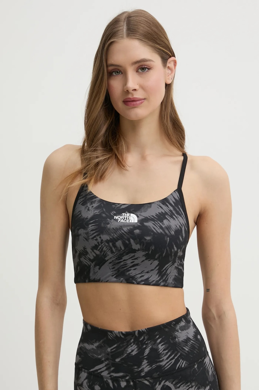 The North Face sutien sport Flex culoarea negru, modelator, NF0A8BQM8R41