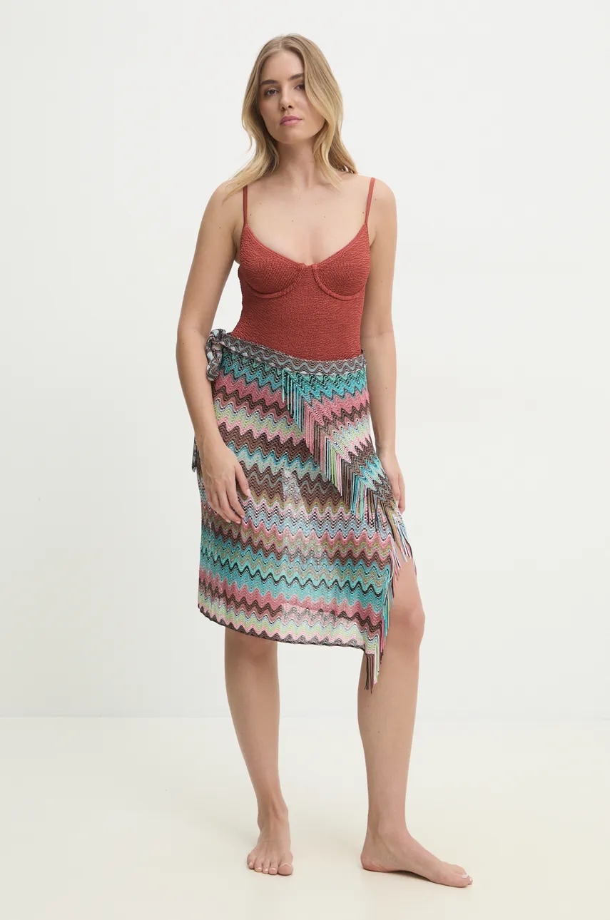 Парео Missoni цвет бирюзовый PRPQVID9979 Парео Missoni цвет бирюзовый PRPQVID9979