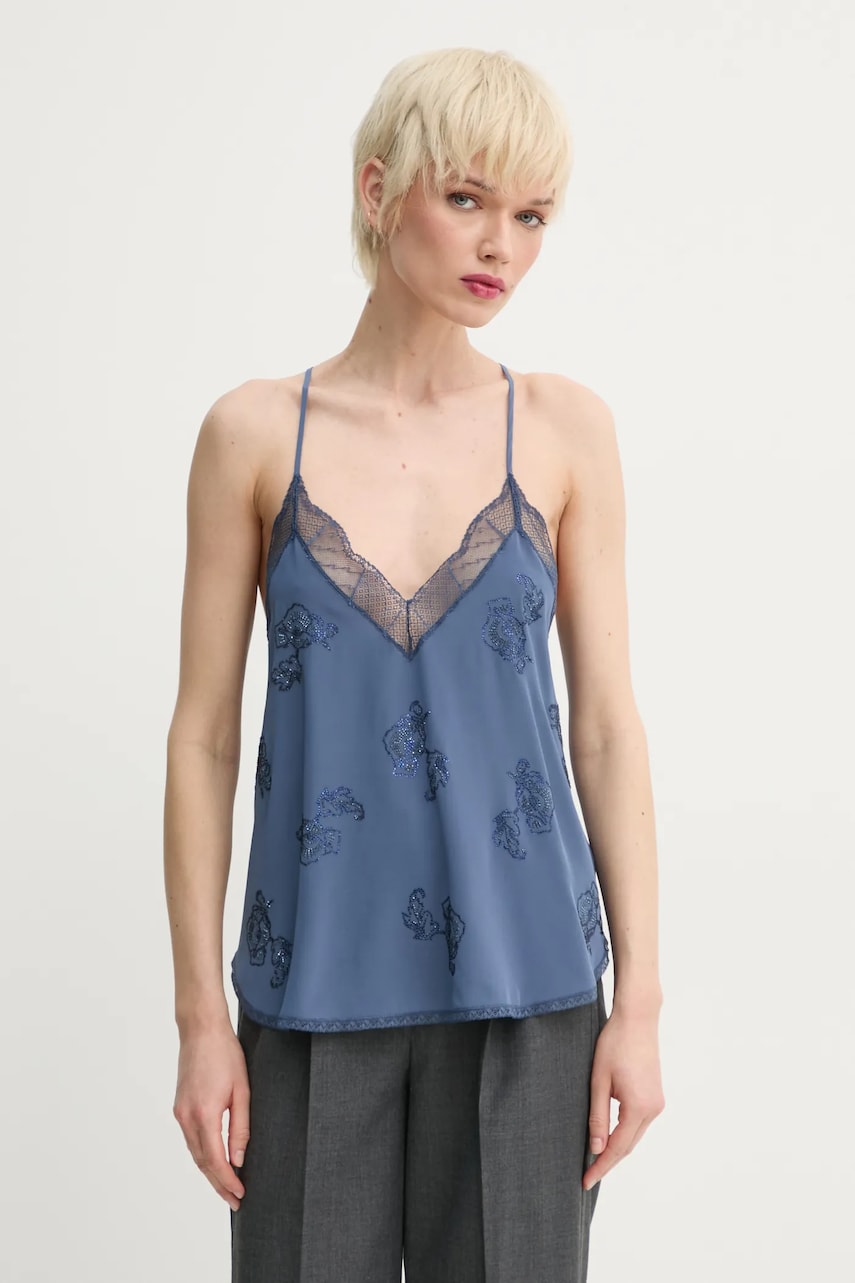 ZADIG&VOLTAIRE bluză de matase femei, cu imprimeu, WWCR01291 ZADIG&VOLTAIRE bluză de matase femei, cu imprimeu, WWCR01291